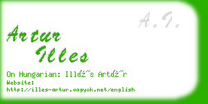 artur illes business card
